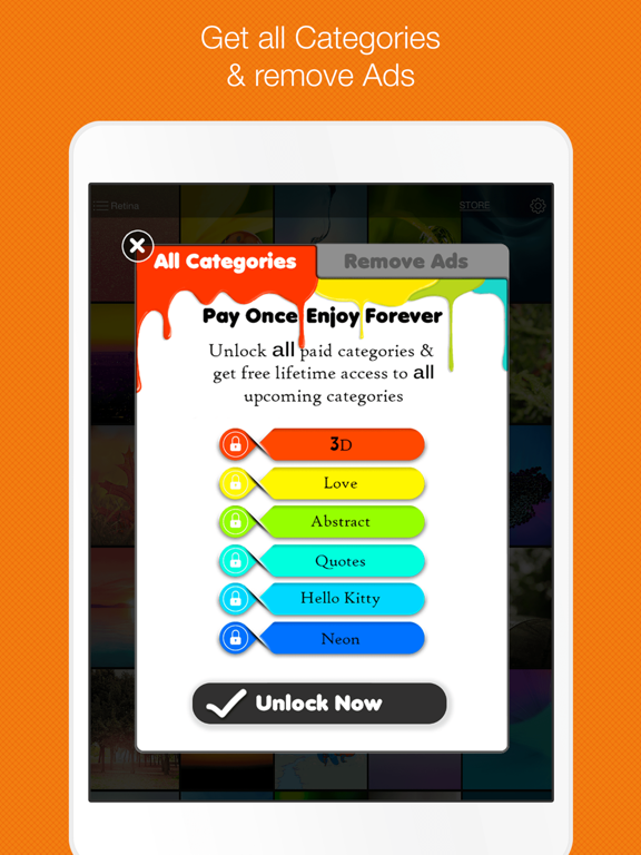 FexyPapers - Cool Wallpapers iPad screenshot 4 - Entertainment app