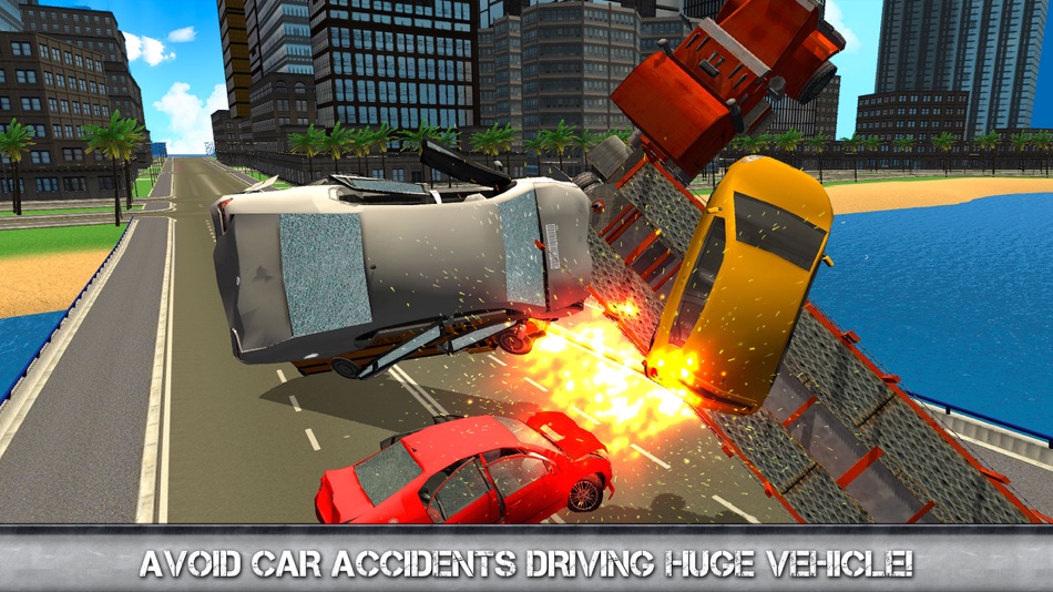 #4. Car Transporter Driving Simulator 3D (iOS) 由: Tayga Games OOO