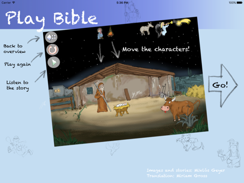 Screenshot #4 pour Play Bible - arrange bible scenes and listen to the story