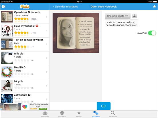 Pixiz iPad app afbeelding 4