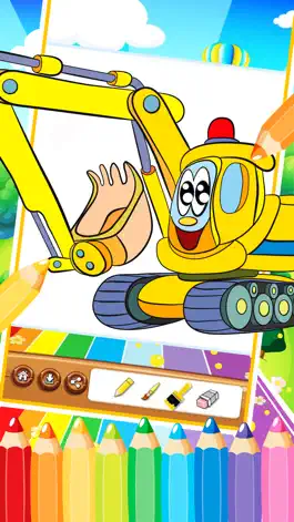 Game screenshot Car Fire Truck Free Printable Coloring Pages For Kids apk