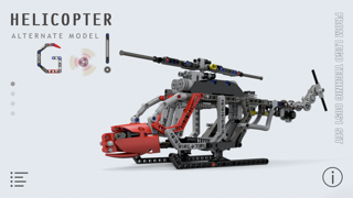 Helicopter for LEGO Technic 8051 Set - Building Instructions screenshot