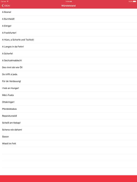 Screenshot #6 pour Oida! - Die witzige Mundart und Dialekt Soundboard App aus Österreich als lustige Spruch und Wort Jukebox