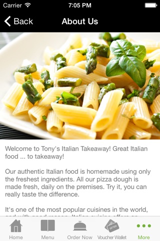 Tonys Italian Takeaway Worsley screenshot 3