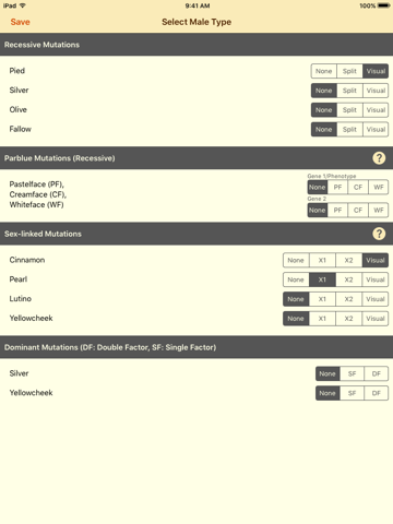 Screenshot #6 pour Cockatiel Color Palette