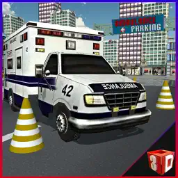 Ambulance Hospital Parking – Drive & park vehicle in this extreme driver simulator game app icon