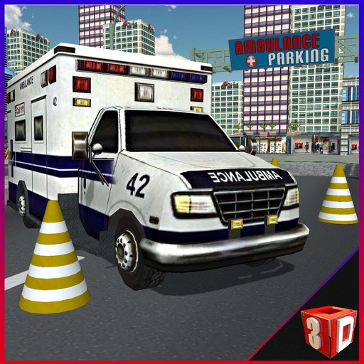 Ambulance Hospital Parking – Drive & park vehicle in this extreme driver simulator game Icon