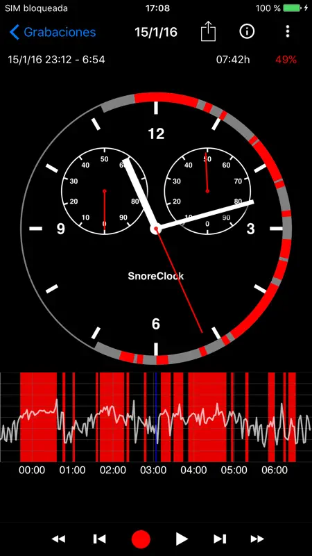 SnoreClock - Do you snore? screenshot 1 of 4