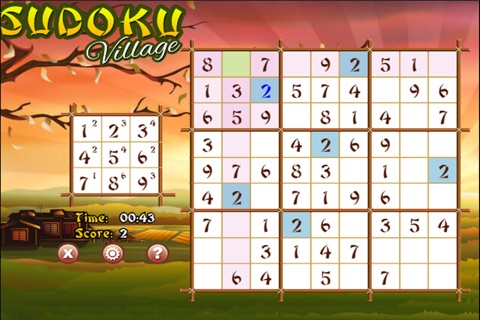 Sudoku Village - Train your Brain screenshot 2