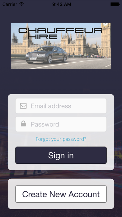 Chauffeur Hire screenshot