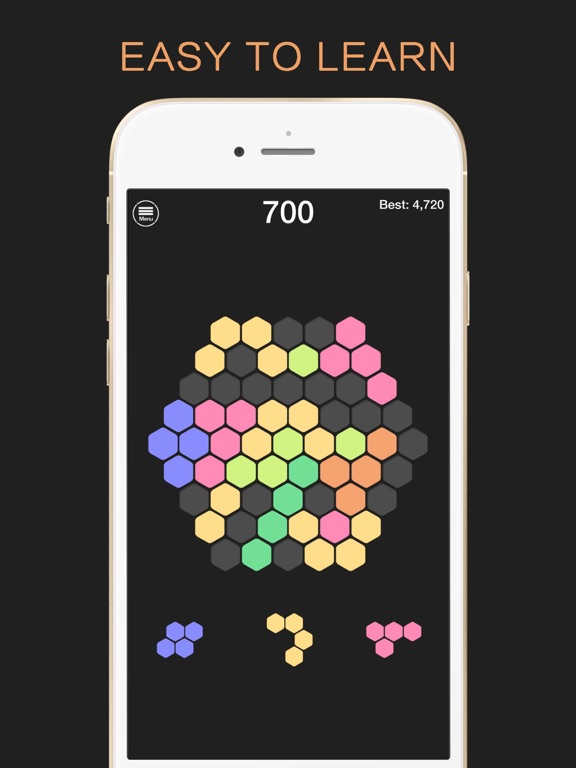 Screenshot #4 pour Hex Puzzle Six Sides Block Hexa Fit