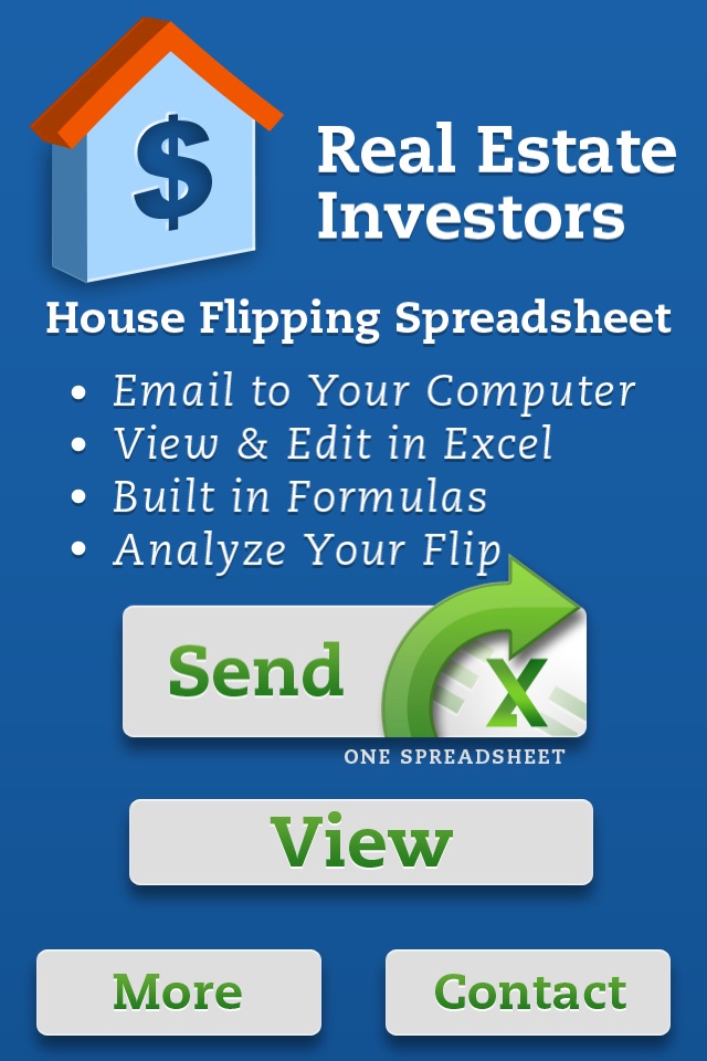 House Flipping Spreadsheet Real Estate Investorsのおすすめ画像1