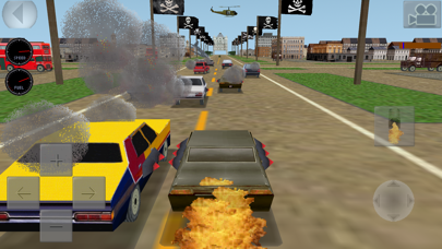 Screenshot #1 pour Mad Road 3D - Combat cars game