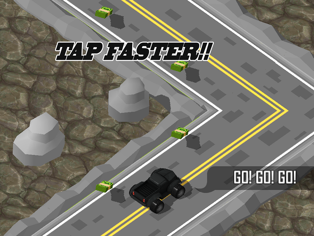 3D Zig-Zag  Offroad Racer -  Escape Asphalt Car with Fast Run Lane screenshot 5