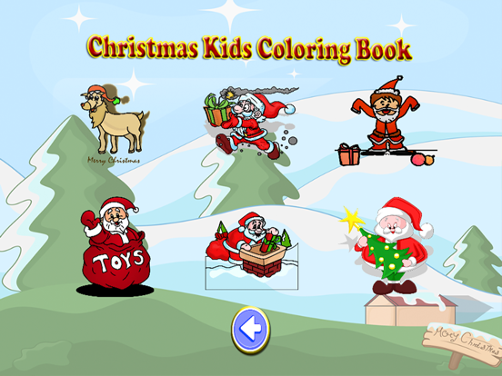 Screenshot #6 pour Noël Enfants Coloring Book Crayon gratuitement