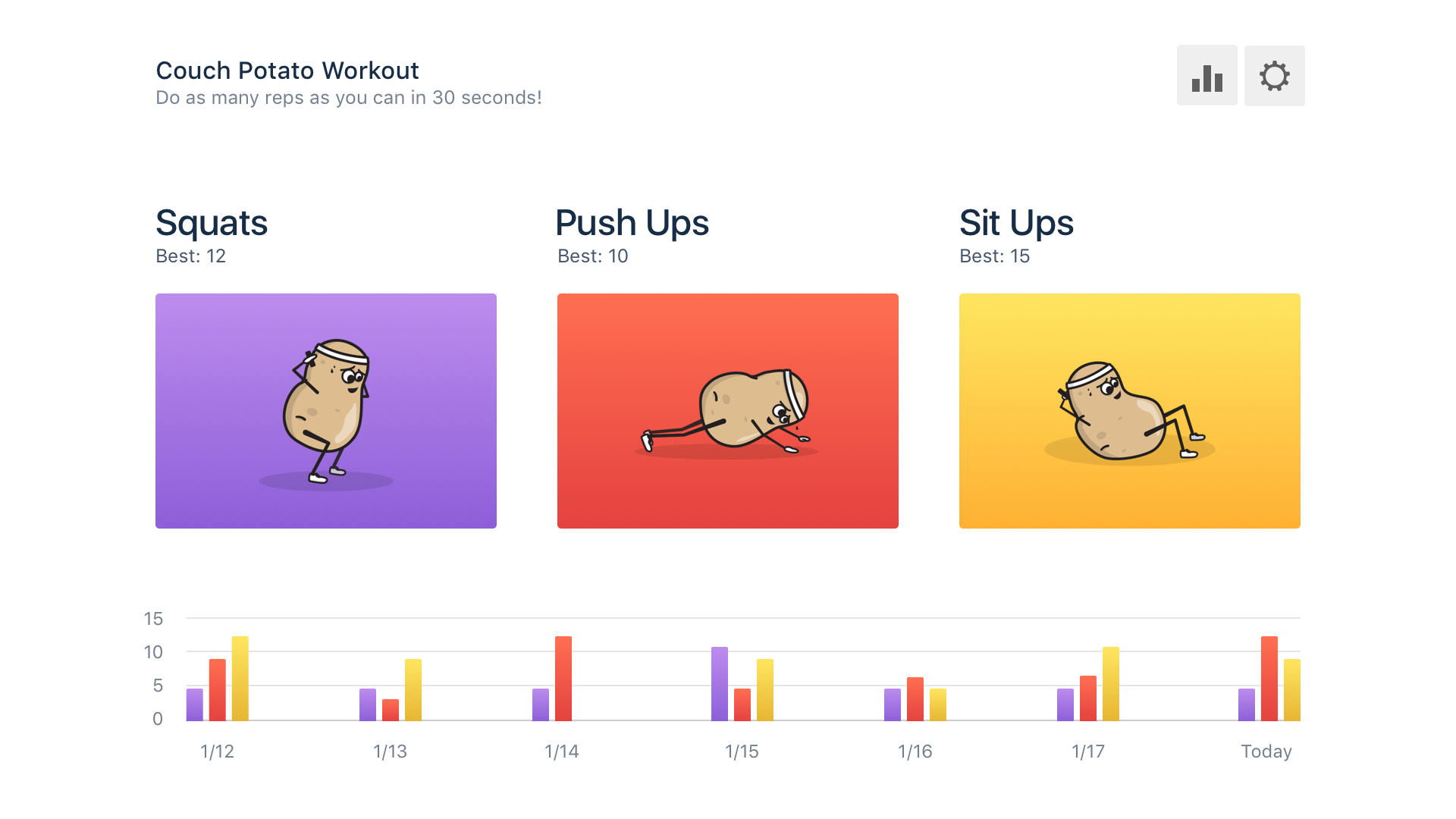Couch Potato Workouts screenshot 3