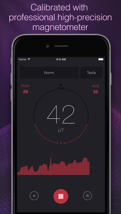 Screenshot #3 pour Magnetometer - metal detector and magnetic field meter in tesla and gauss