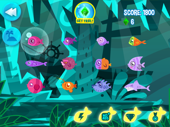 Hungry Fish Evolution iPad screenshot