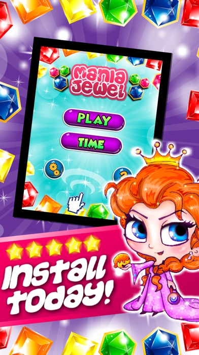 MANIA JEWEL'S MATCH-3 - DIAMOND GAME AND CANDY DIGGER'S SAGA HD FREE 1.0 IOS