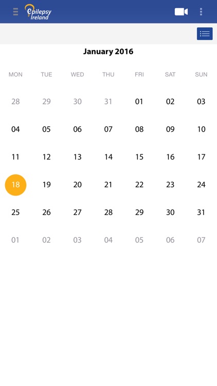 Epilepsy Ireland Diary App