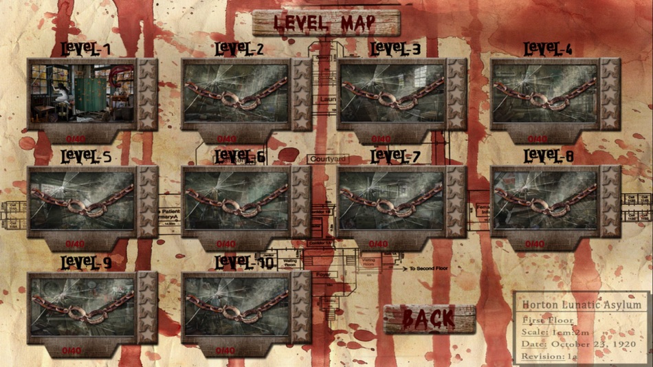 #2. Haunted Asylum Hidden Object (iOS) 由: Big Leap Studios