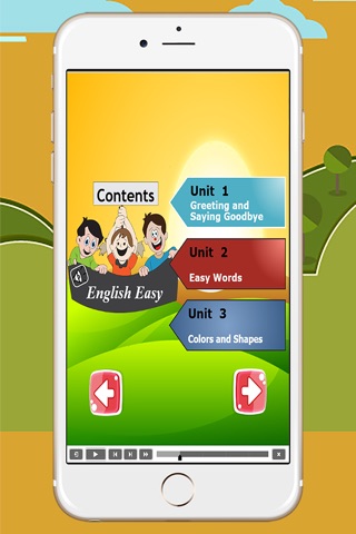 English easy word education classroom screenshot 2