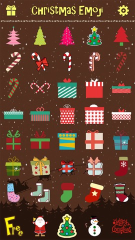 Merry Christmas Emoji - Holiday Emoticon Stickers & Emojis Icons for Message Greetingのおすすめ画像5