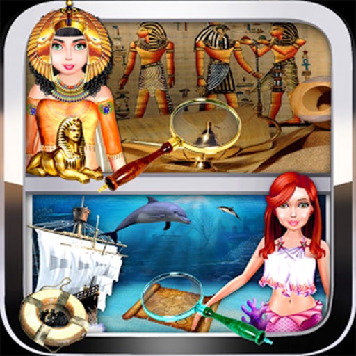 Egyptian & Underwater Civilizations hidden objects puzzle game icon