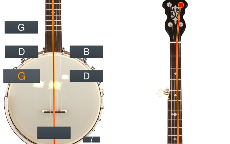 banjo tuner simple iphone screenshot 3