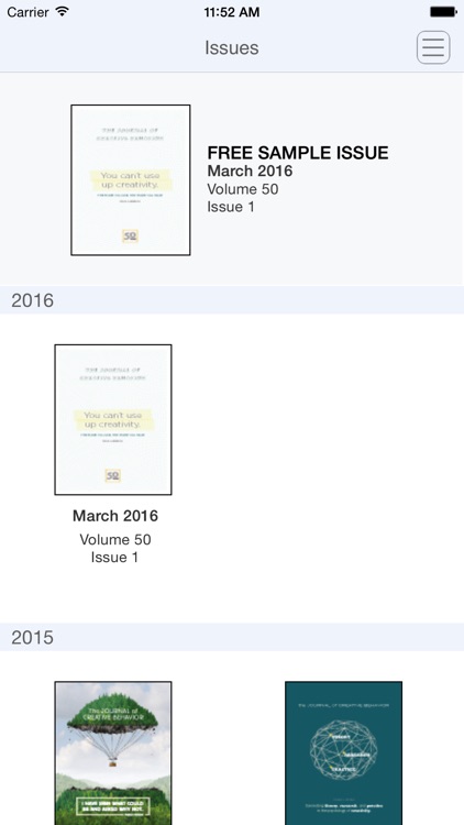 The Journal of Creative Behavior
