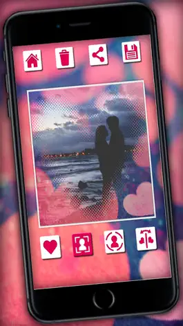 Game screenshot Фото редактор для вашего профиля с кадрами и любовных фильтров apk