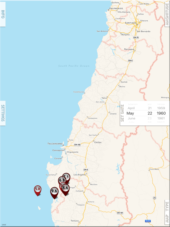 Screenshot #4 pour Earthquake PulseEarth - Maps & Information, Earthquakes history