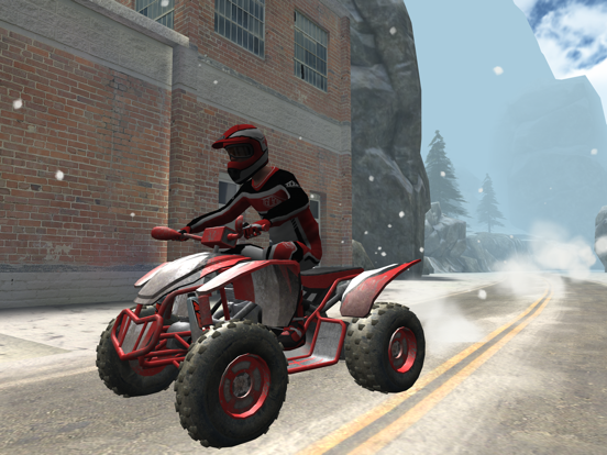 Screenshot #6 pour ATV Snow Racing - eXtreme Real Winter Offroad Quad Driving Simulator Game FREE Version