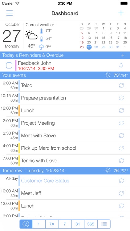 miCal - the missing calendar with reminders screenshot-0