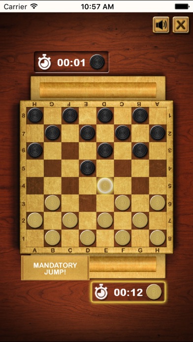 Draughts spanish Checkers - Deluxe Checkers app for iPhone Screenshot