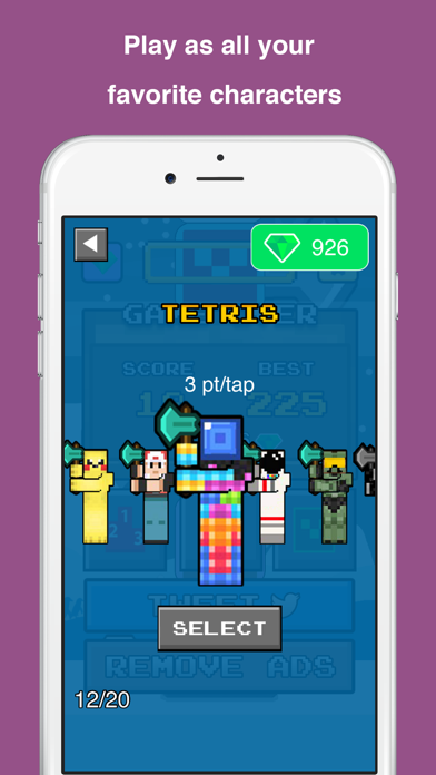 Screenshot #3 pour Creep Smash - Skins Style Arcade gratuit Pocket Mini jeu