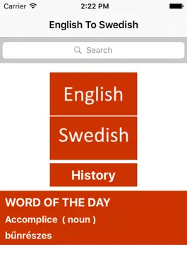 Game screenshot English To Swedish Dictionary mod apk