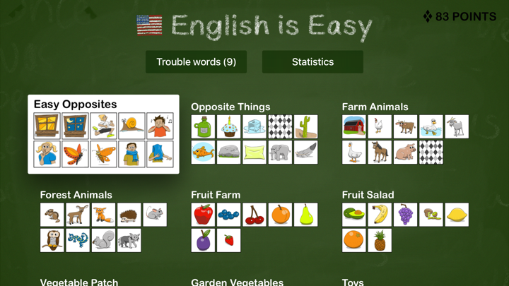 Screenshot #1 pour English is Easy – L’anglais, c’est facile!