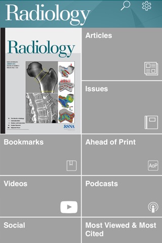 Radiology, RSNA screenshot 2