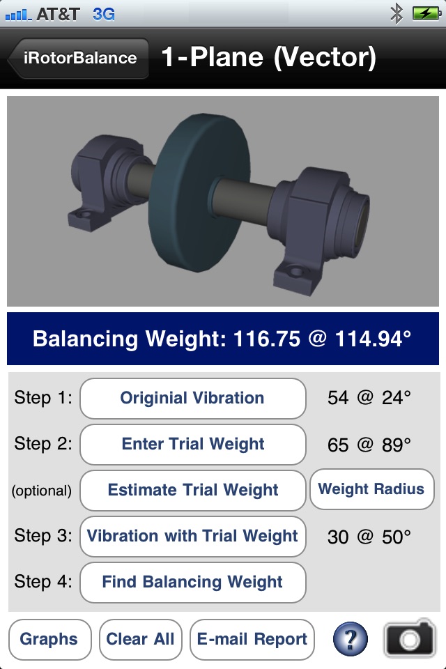 iRotorBalance screenshot 2