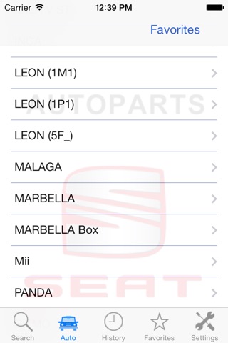 Autoparts for Seat screenshot 3