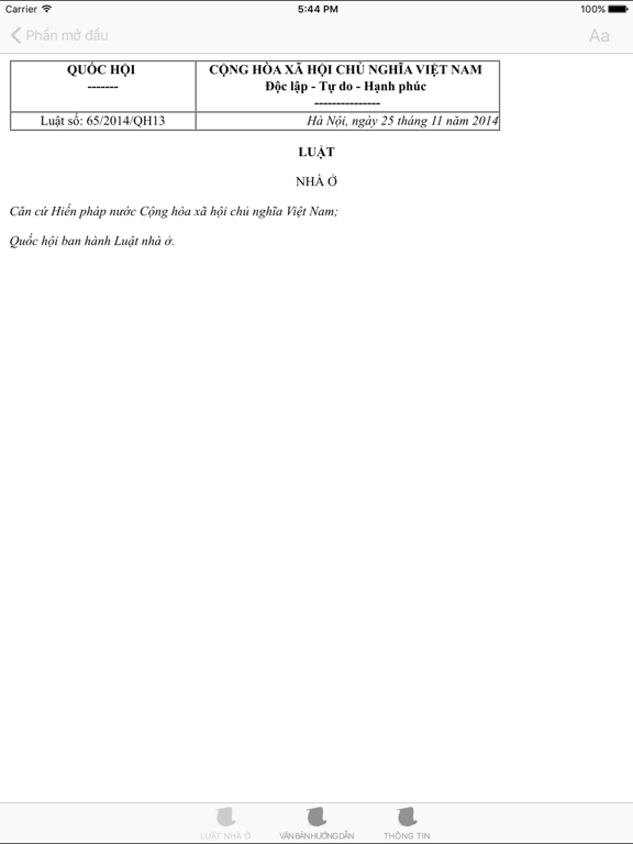 Screenshot #5 pour Luật Nhà Ở Năm 2014