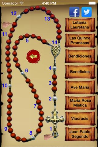 Santo Rosario Católico screenshot 2