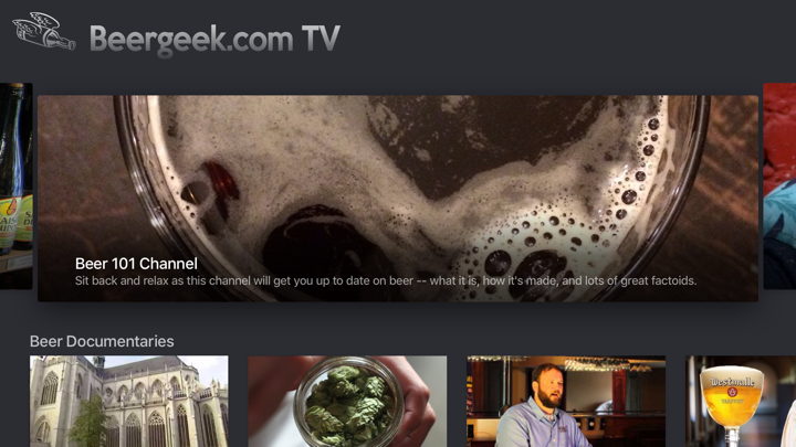 Screenshot #1 pour Beergeek.com TV