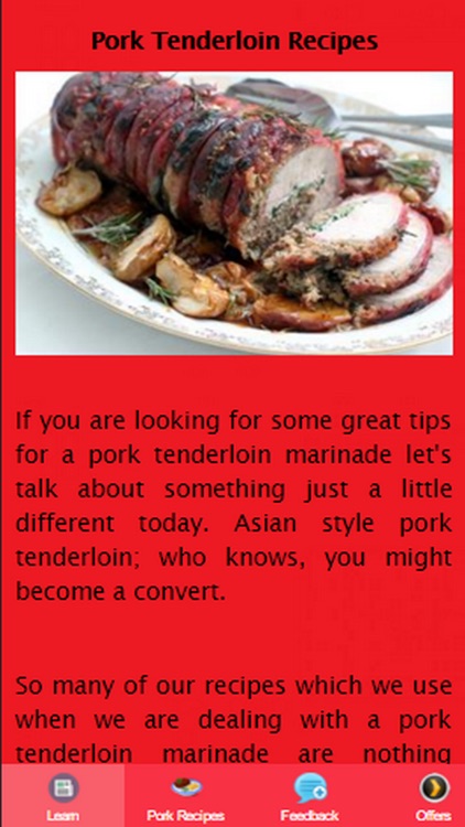 Pork Tenderloin Recipes - Tips And Cooking Ideas