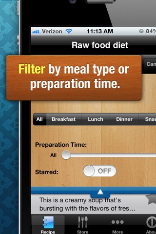 Raw Food Diet Pro - Healthy Organic Food Recipes and Diet Tracker screenshot 3