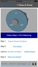 iRotorBalance screenshot