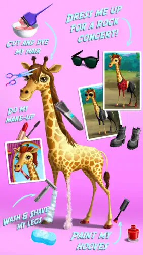 Jungle Animal Hair Salon - Wild Pets Haircut & Style Makeover - No Ads screenshot 1