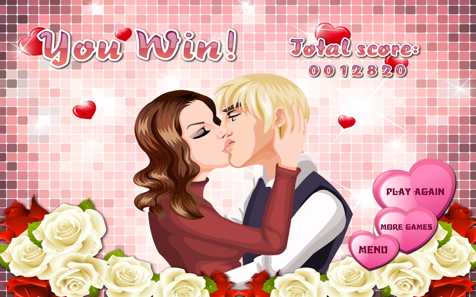 Valentine Kissing –  Kissing Game for  girls in love at Valentine day screenshot 4