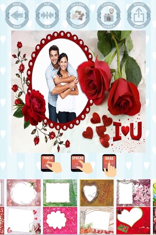 Love photo frames create cards screenshot 3